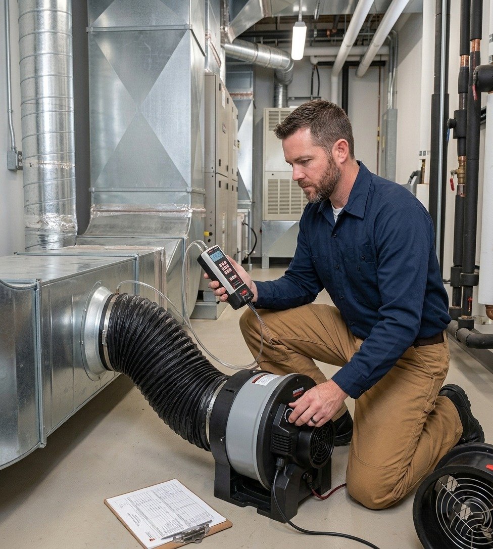 duct testing in Sacramento, CA