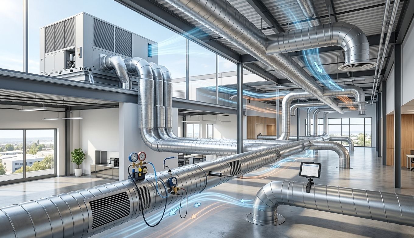 Commercial Duct Testing in Sacramento